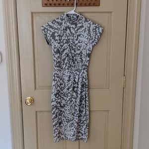 French connection silver leopard dress - 4